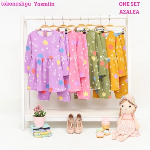 Image of Yasmiin Setelan Anak Perempuan Oneset Azalea