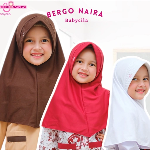 Image of Babycila Jilbab Sekolah Pad Antem Bergo Naira