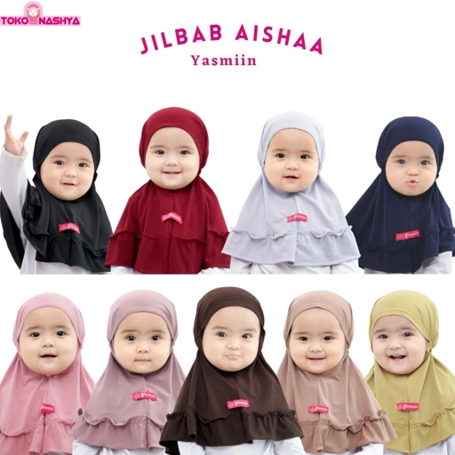 Image of Yasmiin Jilbab Anak Bergo Anak Aishaa Katalog 1