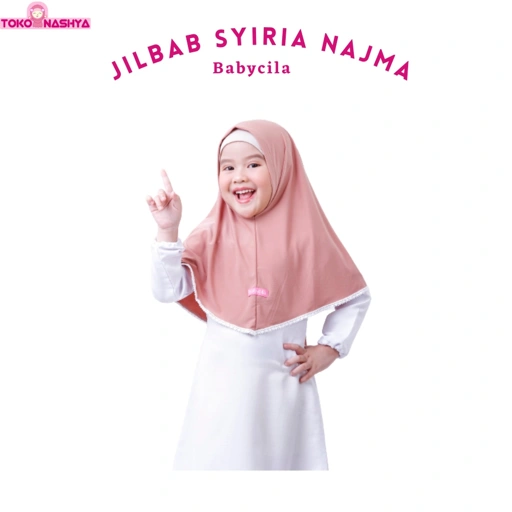 Image of Babycila Jilbab Anak Syiria Najma (Non Pad)  Size L - XL
