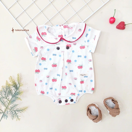 Image of Tokonashya Nb-12 Bulan Bonnie Romper Bayi Unisex