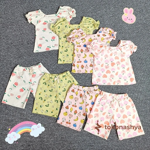 Image of Tokonashya Nb-4 Tahun Setelan Anak Perempuan MIKHA