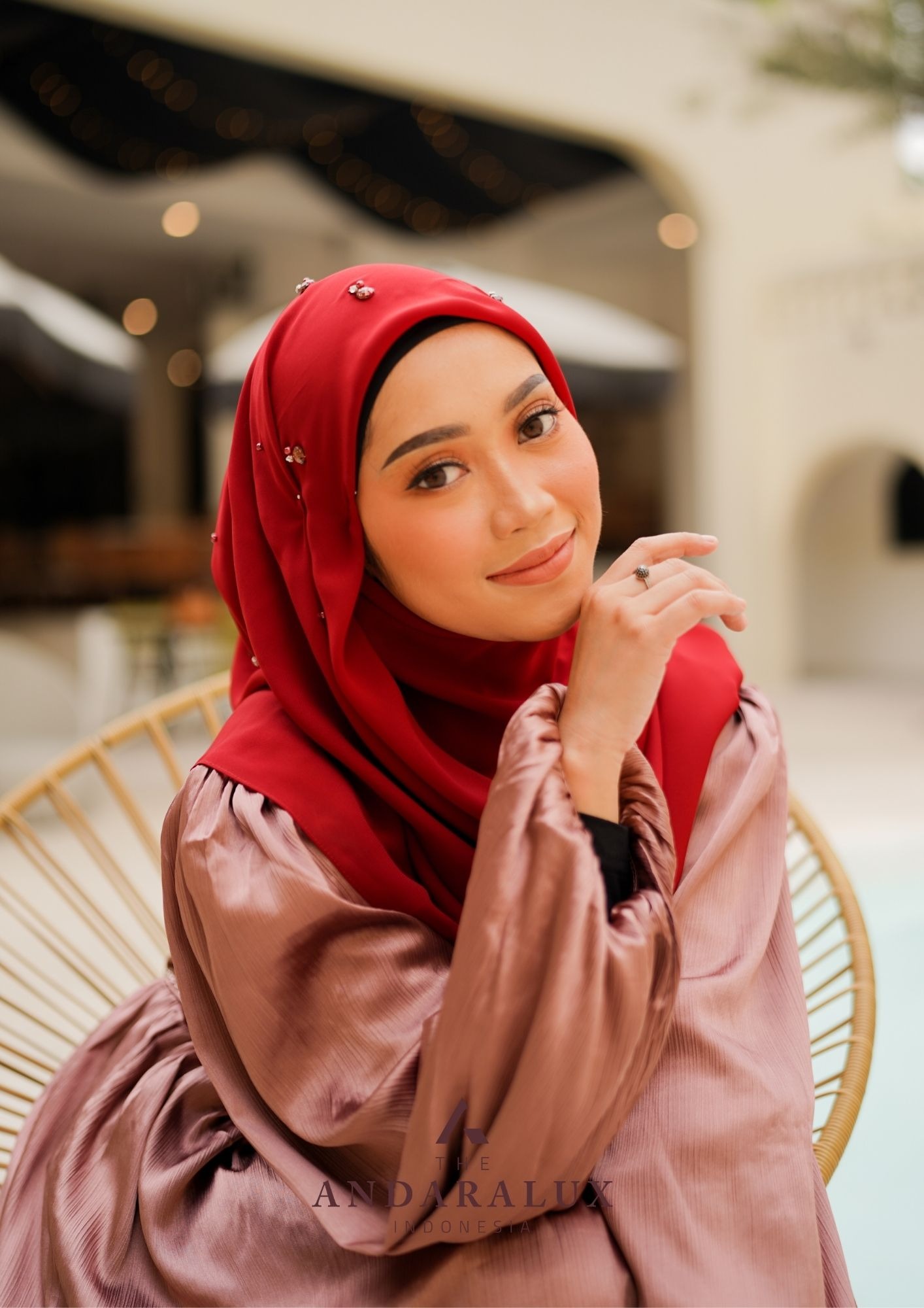 Arabian Beads Khadijah Red Series