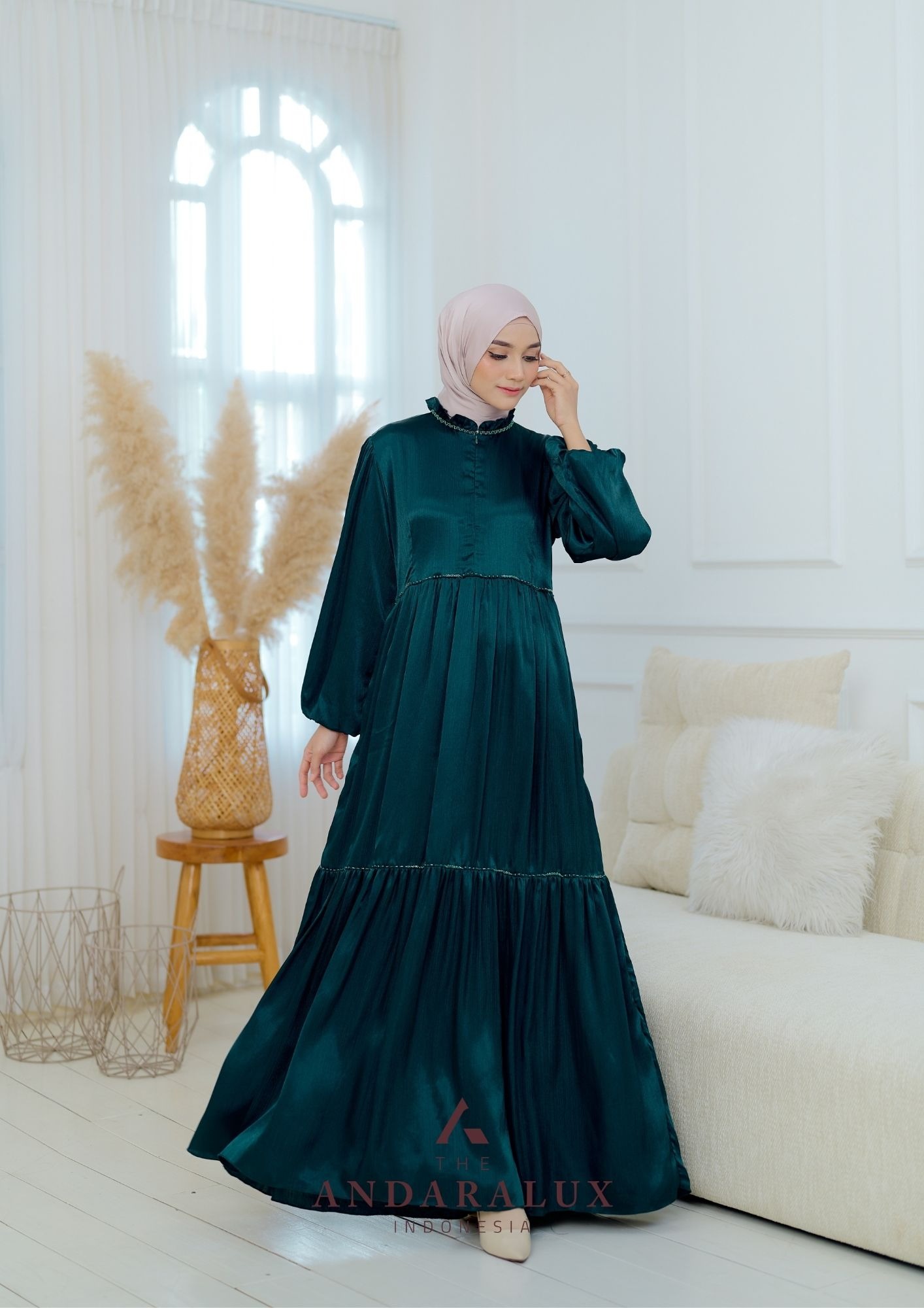 Camilla Dress Deep Teal