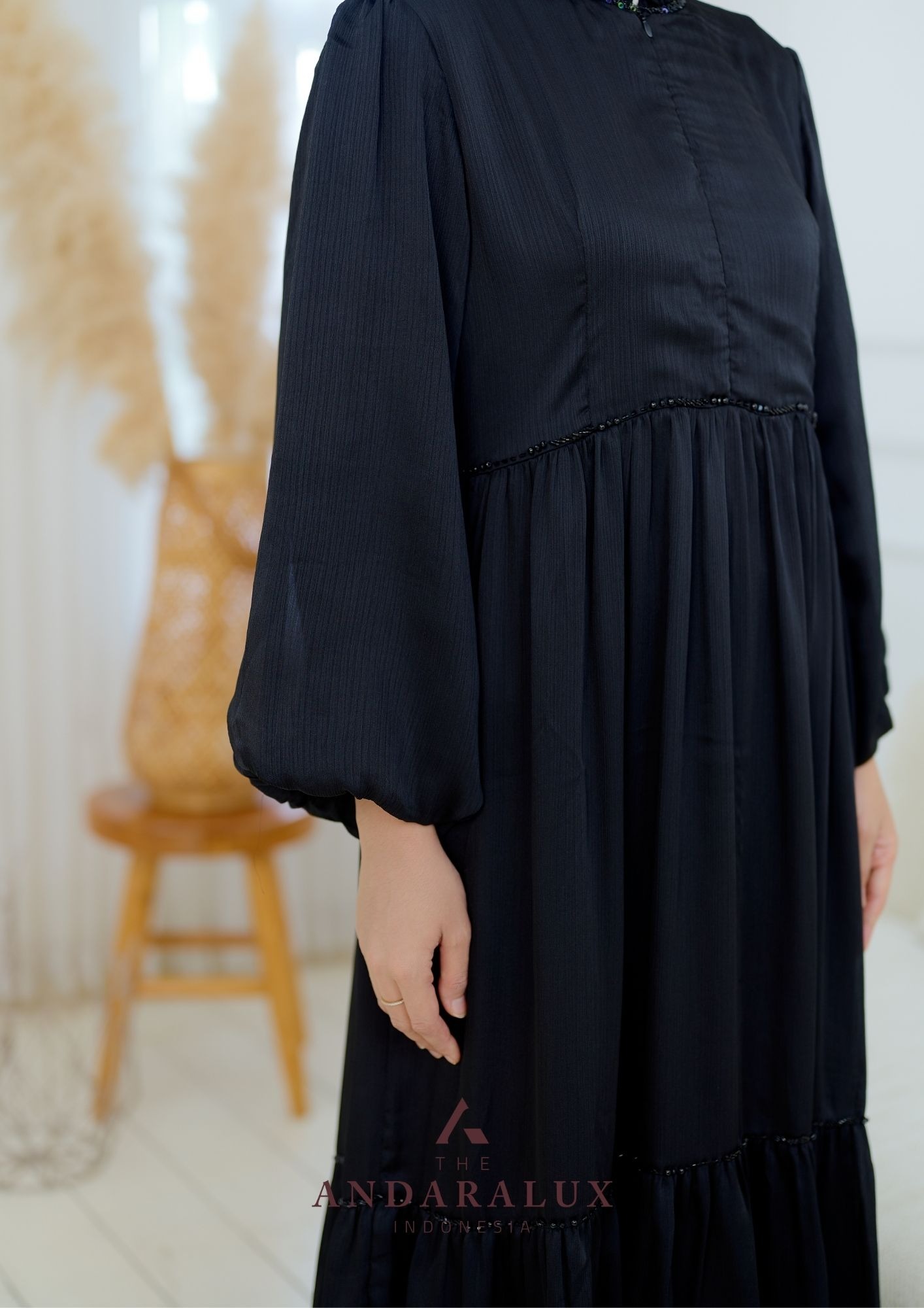 Camilla Dress Jet Black