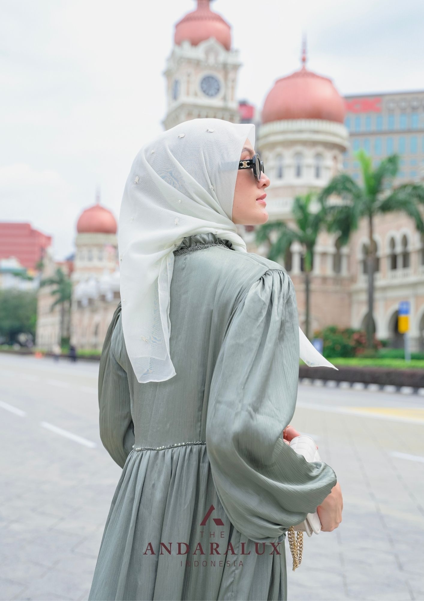 Camilla Dress Laurel Green