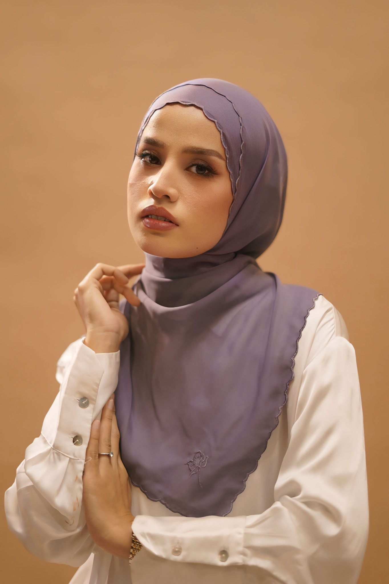 Arabian Embroidery Tyana Purple Series