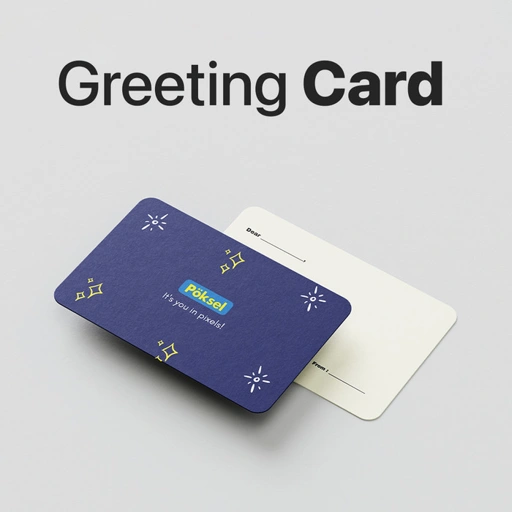 Image of Greeting Card Poksel