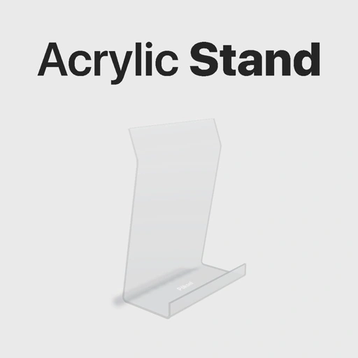 Image of Acrylic Stand / Senderan Akrilik Tempat Memajang Poksel