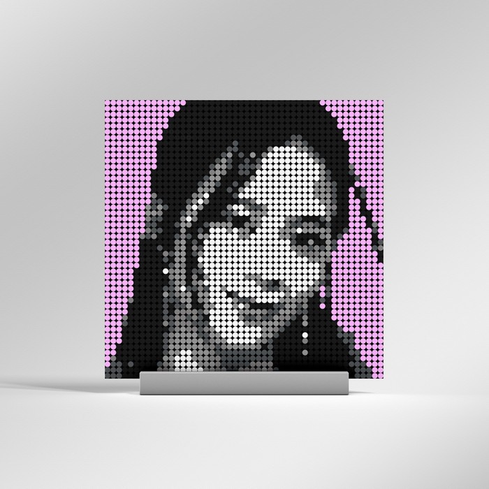 Poksel - Blackpink (Fan Version) - Monochrome Pixel Art / Mosaic