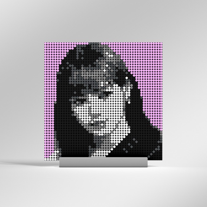 Poksel - Blackpink (Fan Version) - Monochrome Pixel Art / Mosaic