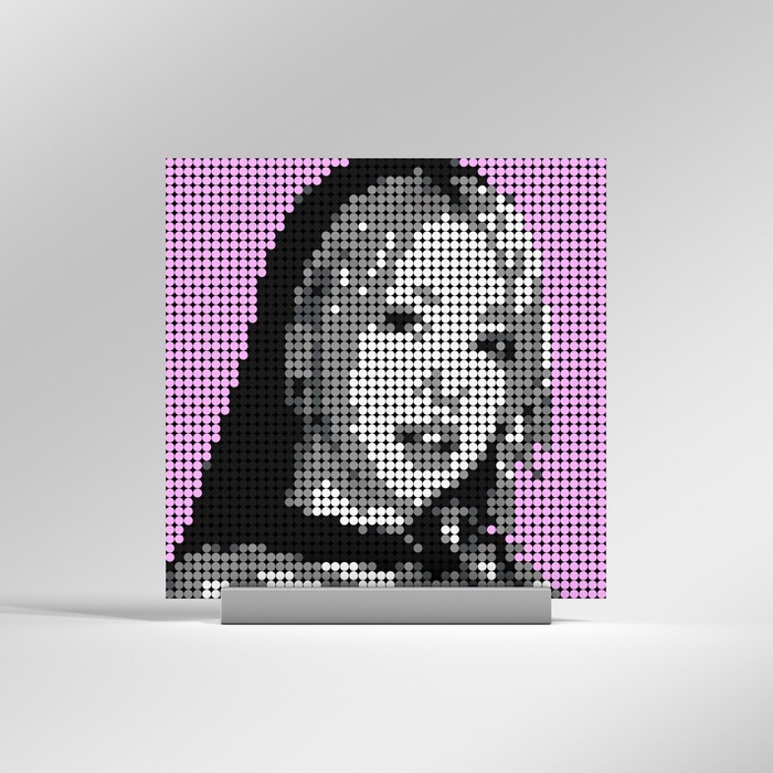 Poksel - Blackpink (Fan Version) - Monochrome Pixel Art / Mosaic