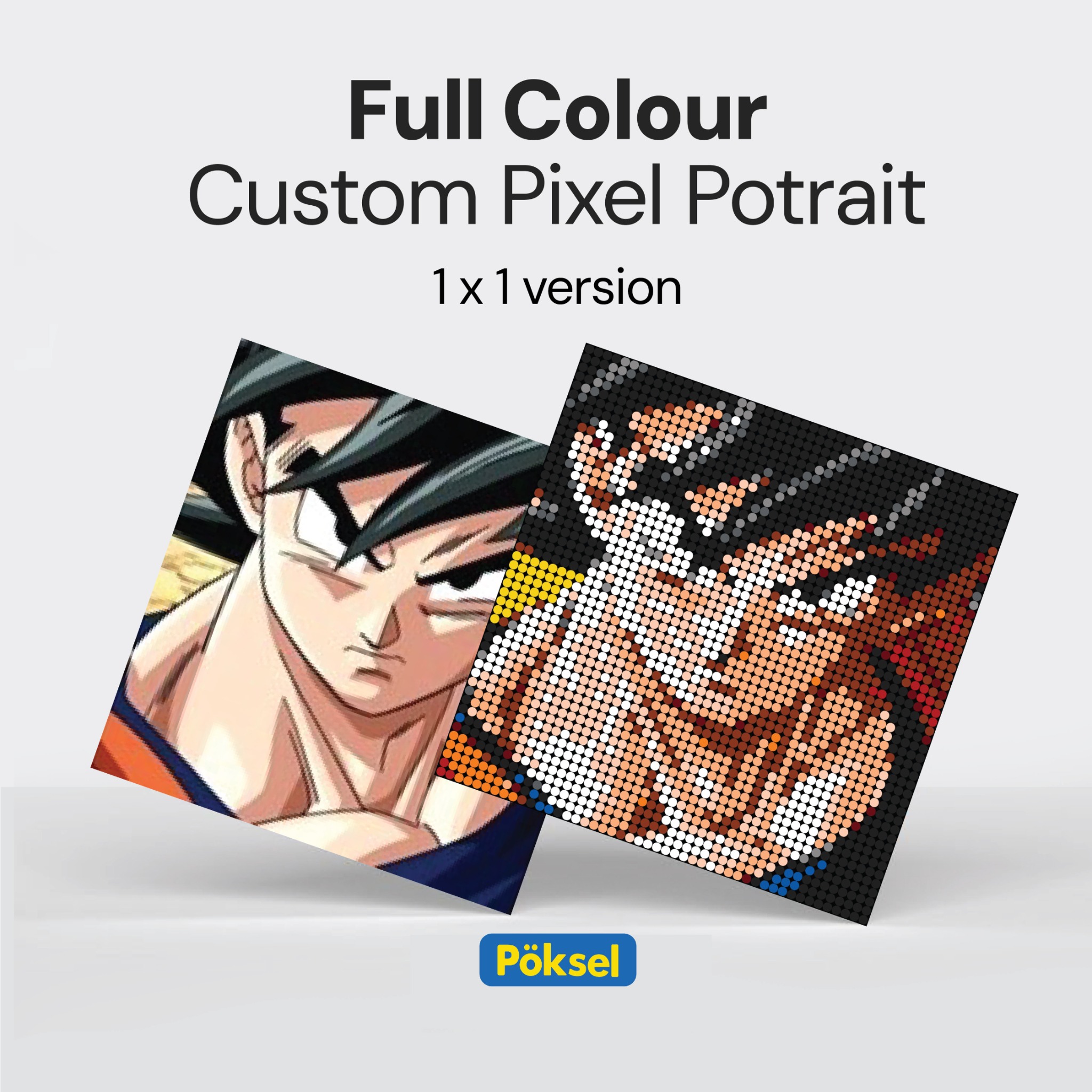 Poksel - Custom Single 1x1 - Full Colour Pixel Art / Mosaic