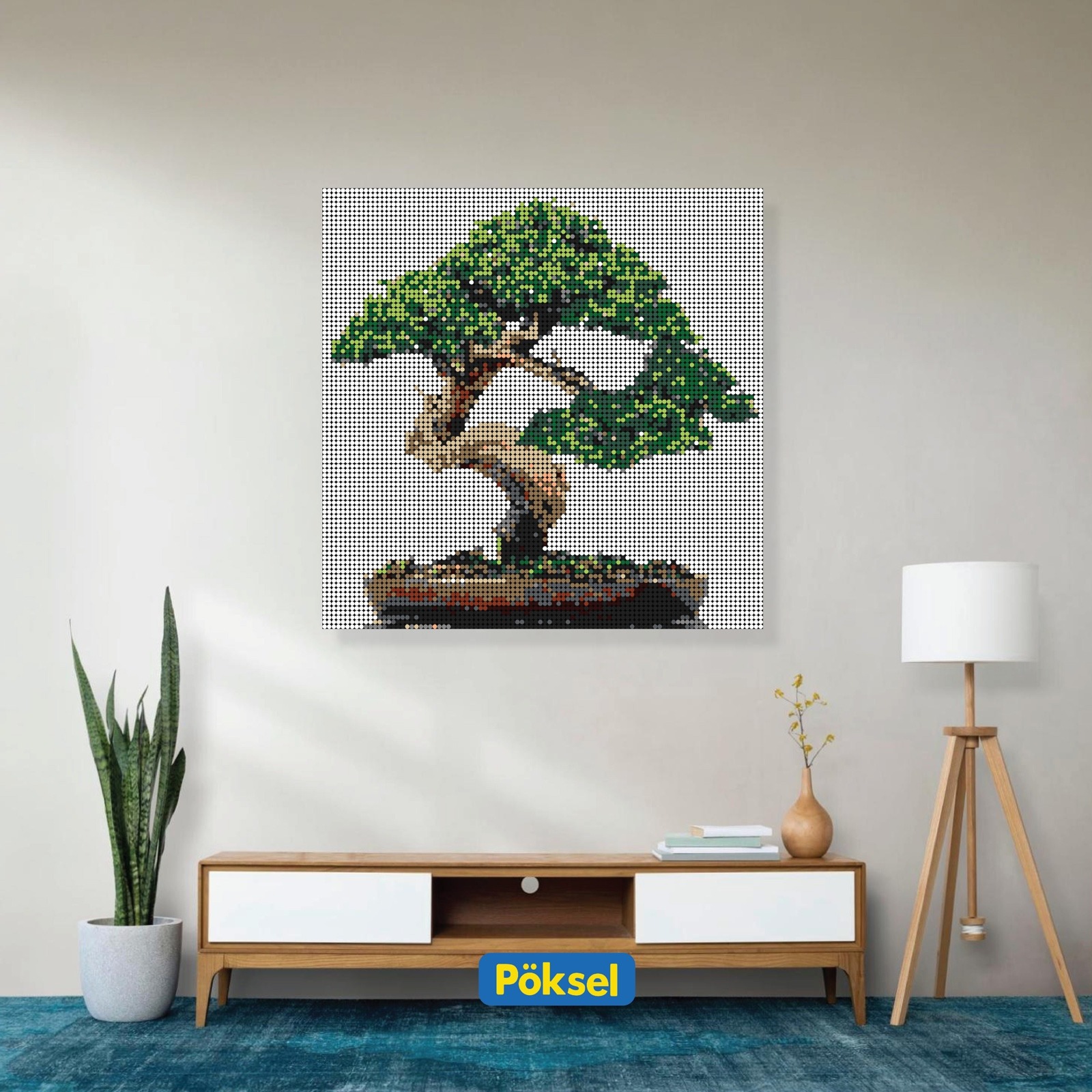 Poksel - Custom GROUP 4x1 - Full Colour Pixel Art / Mosaic