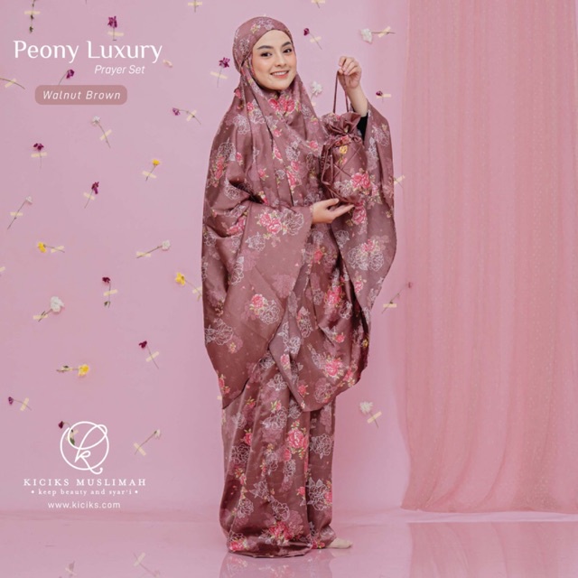 Kiciks - Mukena Peony Luxury Prayer Set 2 in 1