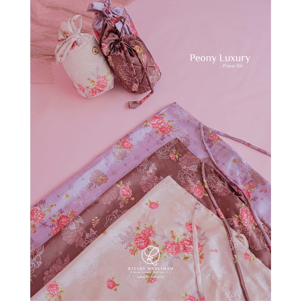 Kiciks - Mukena Peony Luxury Prayer Set 2 in 1