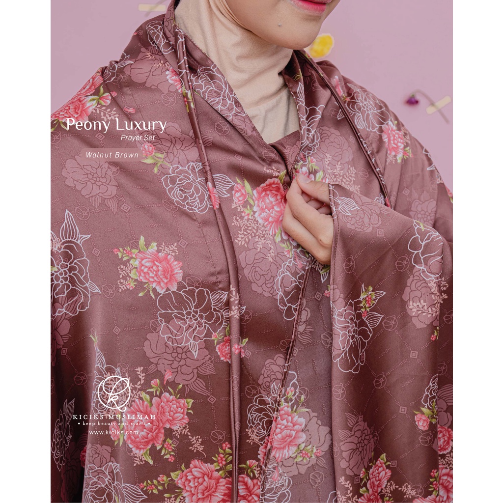 Kiciks - Mukena Peony Luxury Prayer Set 2 in 1