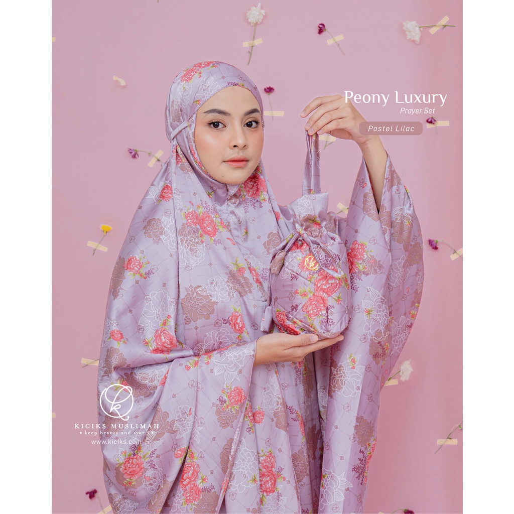 Kiciks - Mukena Peony Luxury Prayer Set 2 in 1