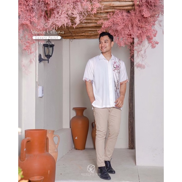 Kiciks - Kemeja Dewasa Motif Askara Udhaya | Warna Pastel