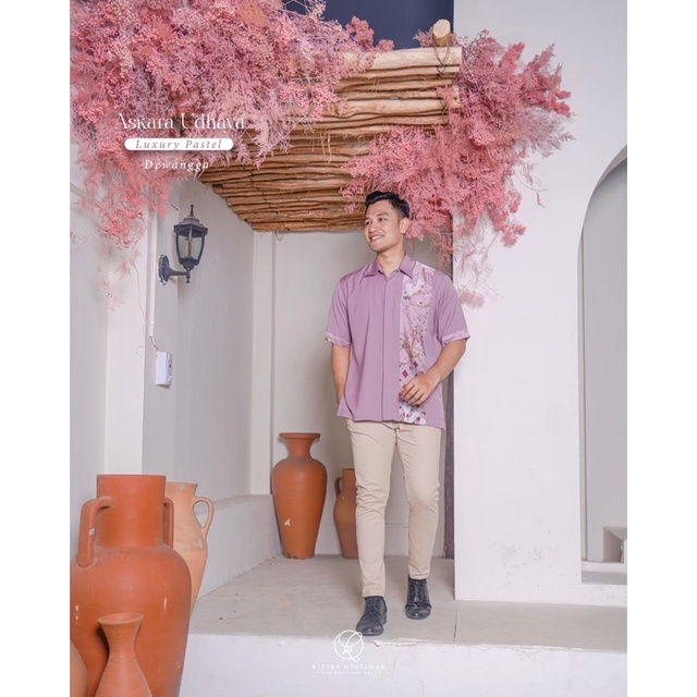 Kiciks - Kemeja Dewasa Motif Askara Udhaya | Warna Pastel