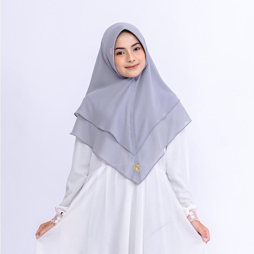 Kiciks - Khimar Habibah Dewasa Premium Series | Sea Salt
