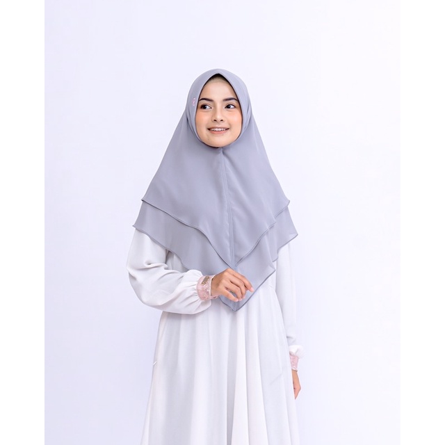 Kiciks - Khimar Habibah Dewasa Premium Series | Sea Salt