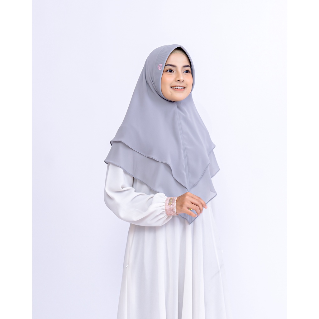Kiciks - Khimar Habibah Dewasa Premium Series | Sea Salt