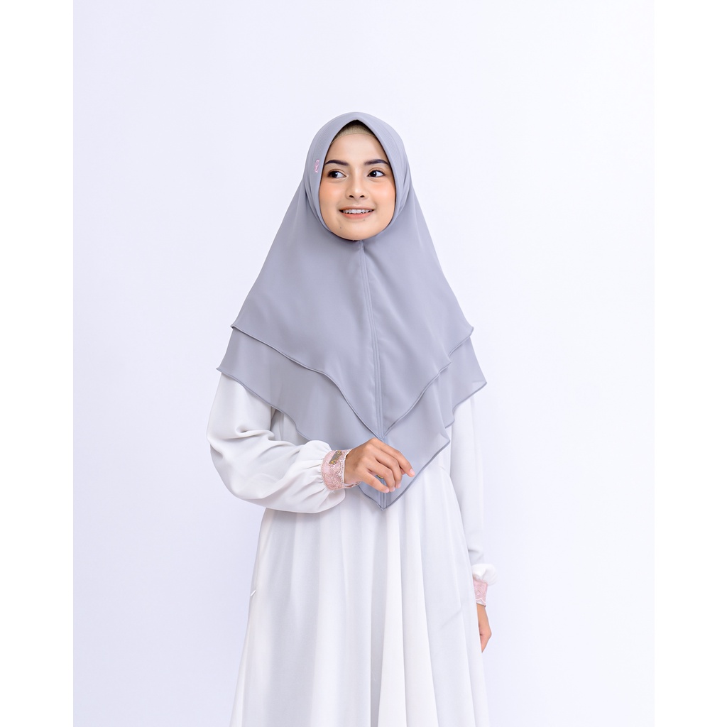 Kiciks - Khimar Habibah Dewasa Premium Series | Sea Salt