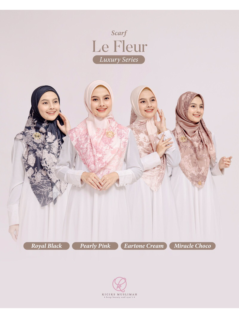 Kiciks - Scarf Le Fleur Luxury Series
