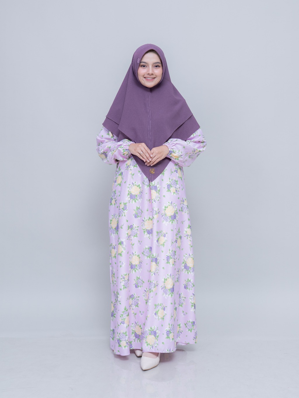 KIciks - Pakaian Muslim Wanita - Dress Busui - Motif Aina