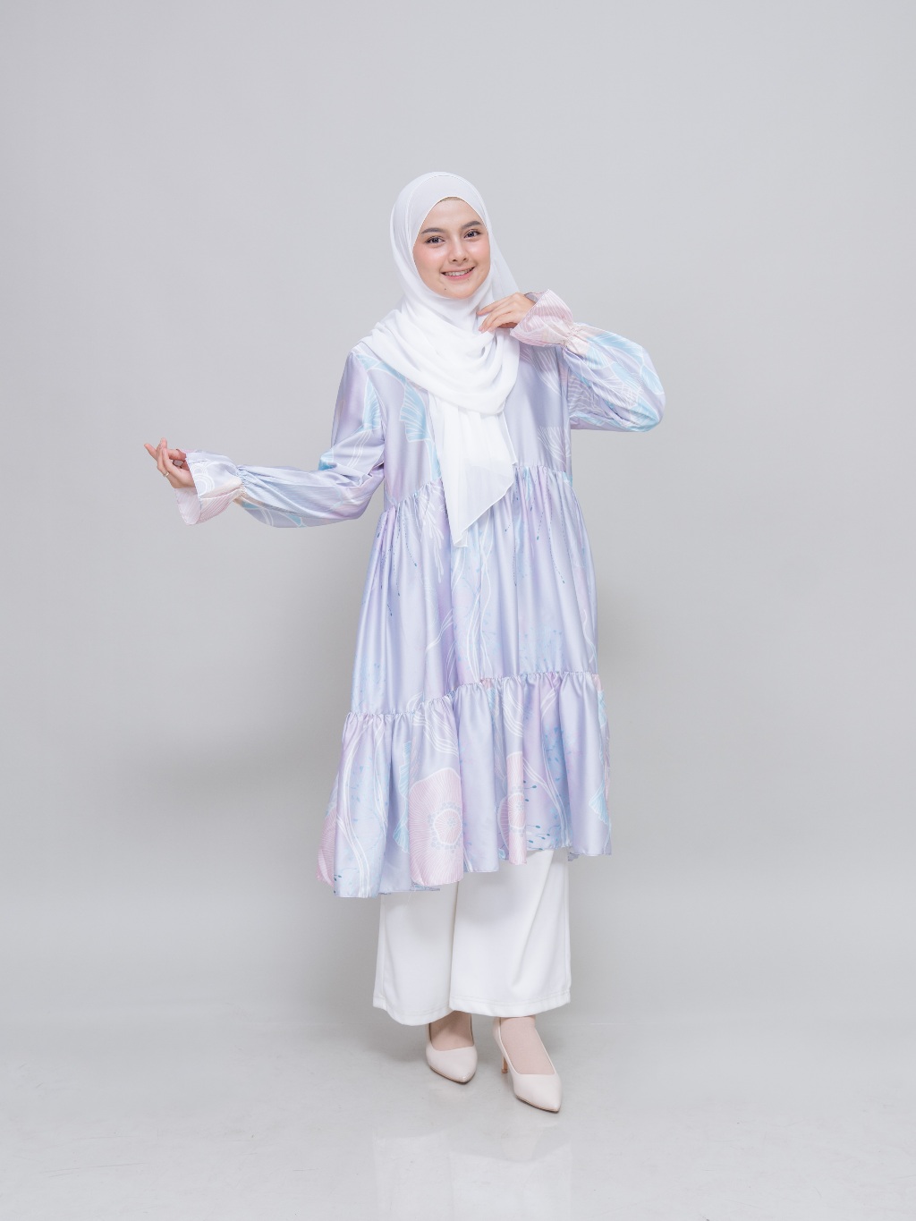 Kiciks - Tunik Only Motif Segara - Cutting Kerut