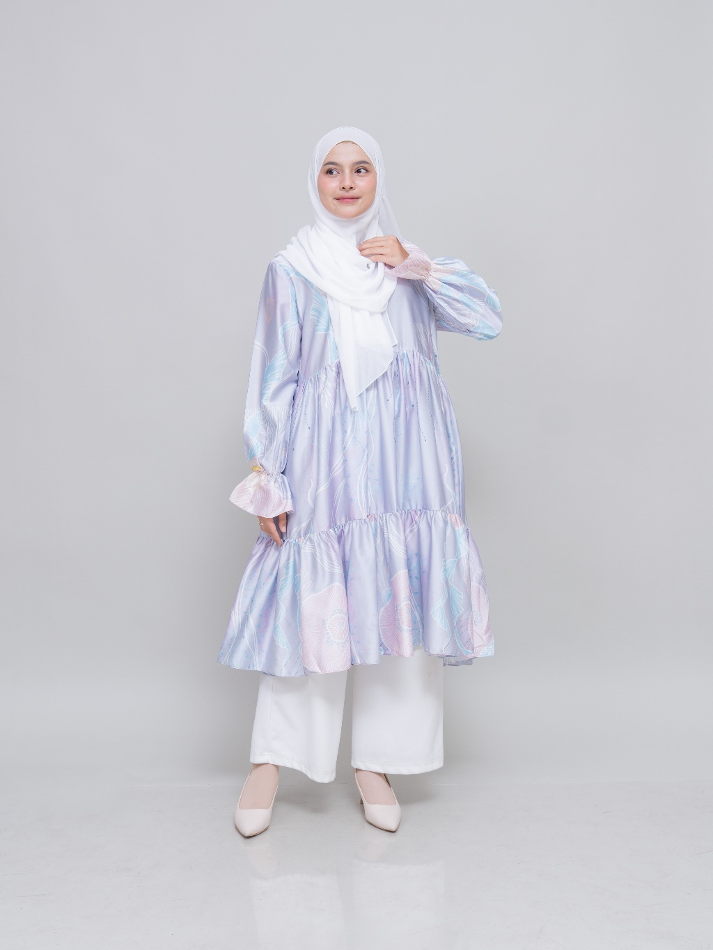 Kiciks - Tunik Only Motif Segara - Cutting Kerut