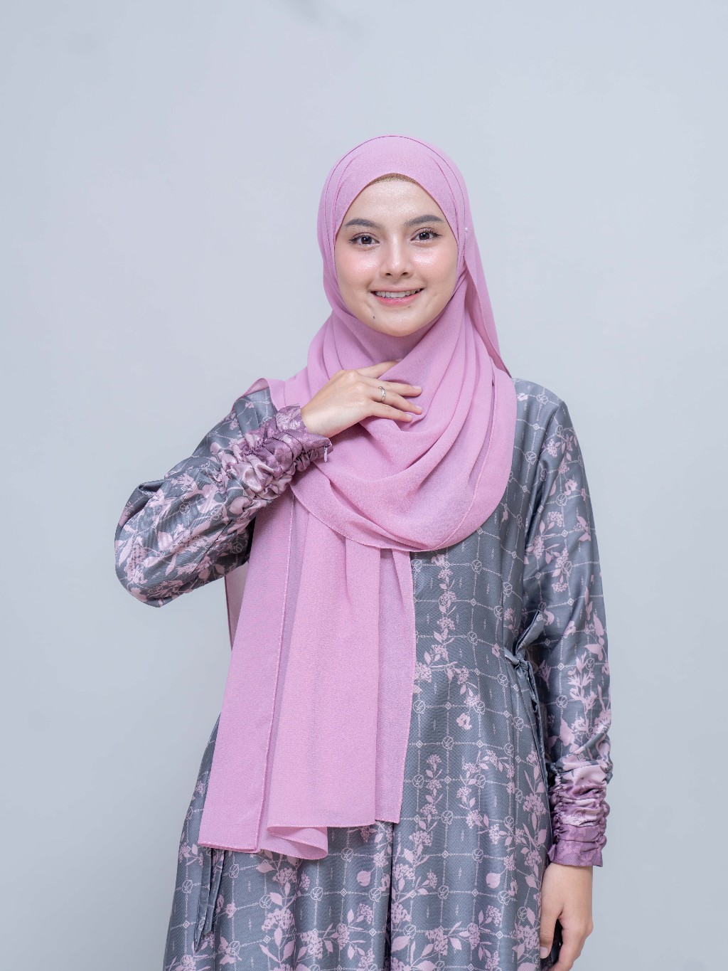 Kiciks - Dress Motif Rempah Premium Series | Oxford Purple