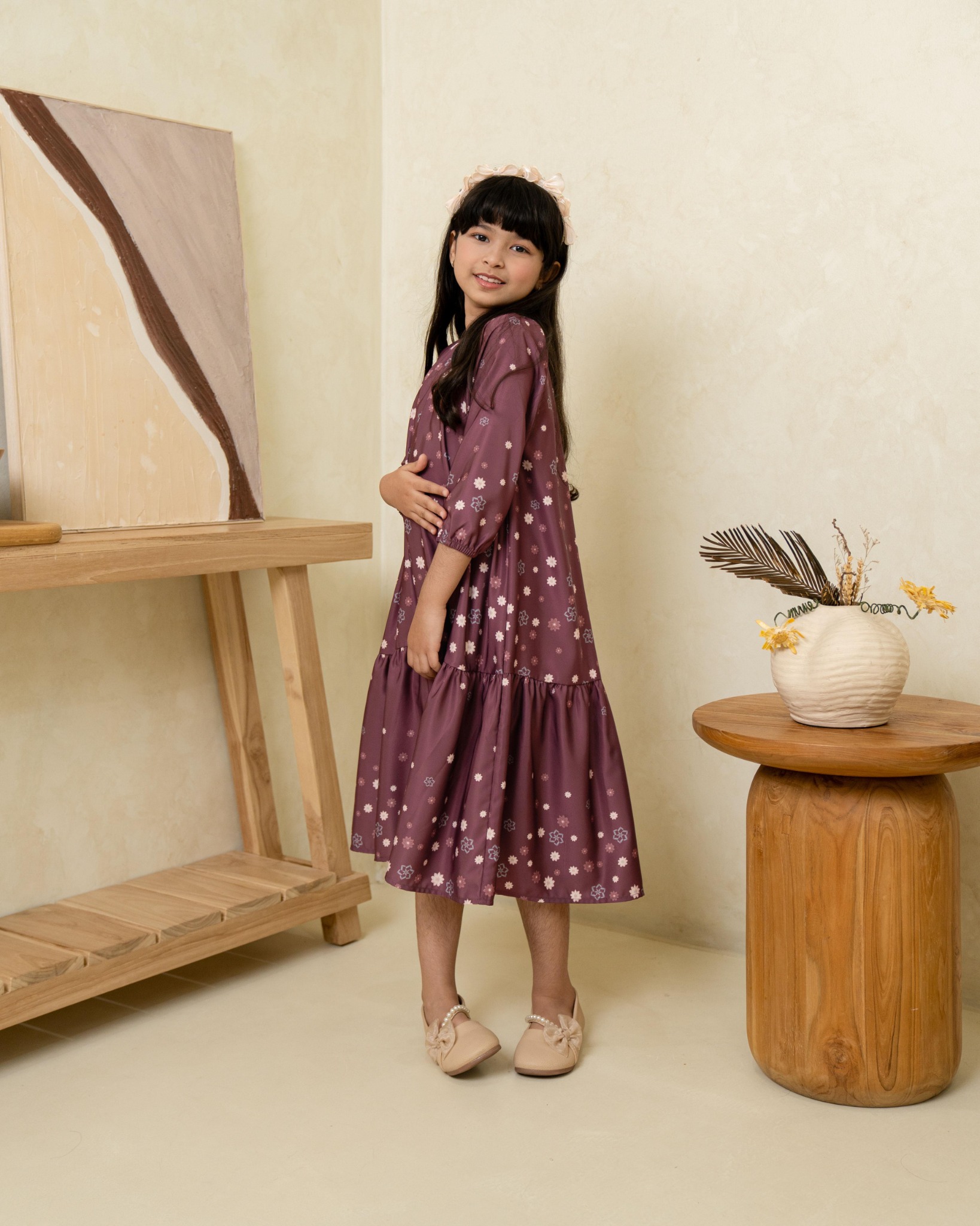 Lightsclo - Raudhah Midi Dress for Kids
