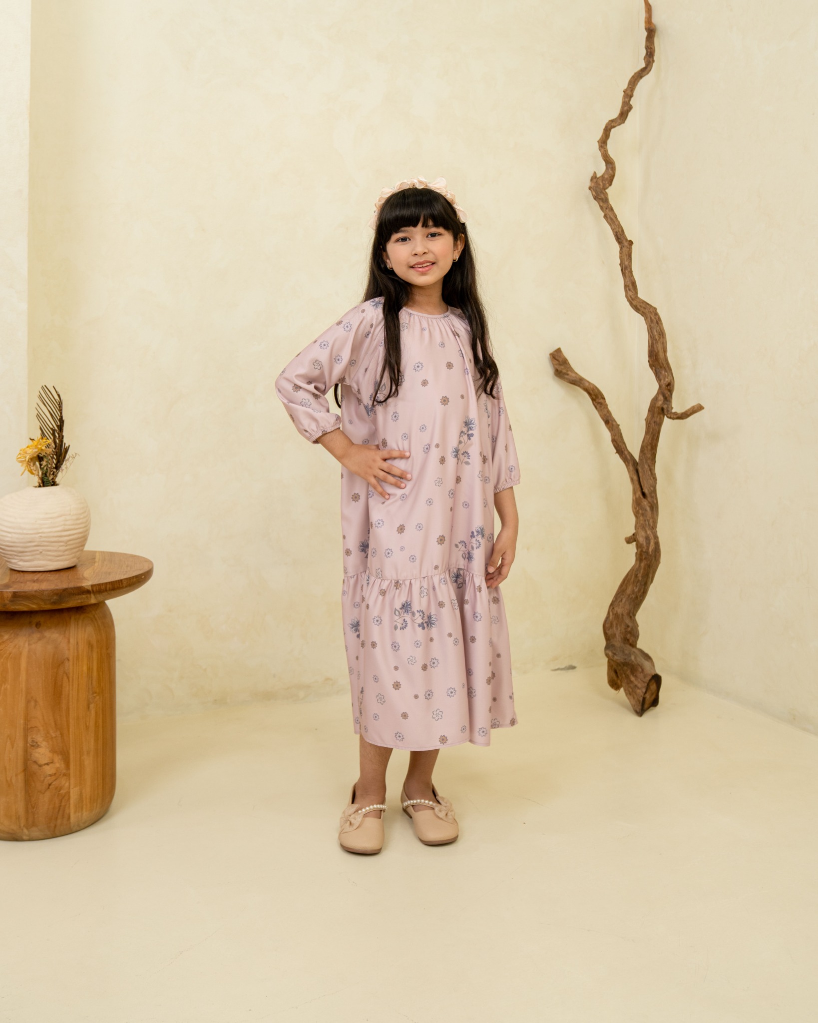 Lightsclo - Raudhah Midi Dress for Kids