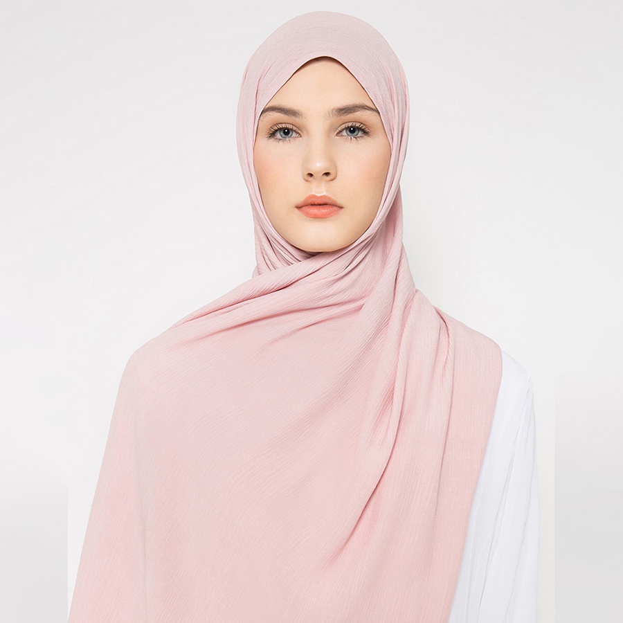 PARTE Crinkle Shawl - Blush Pink