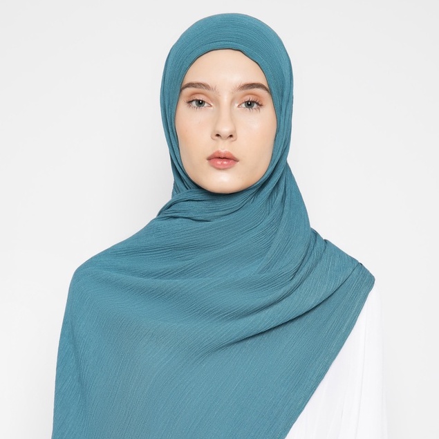 PARTE Crinkle Shawl - Seafoam