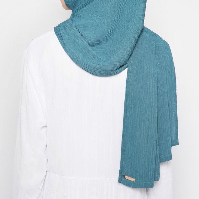 PARTE Crinkle Shawl - Seafoam