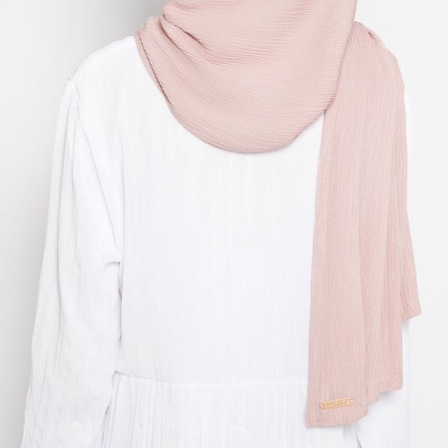 PARTE Crinkle Shawl - Rosewood