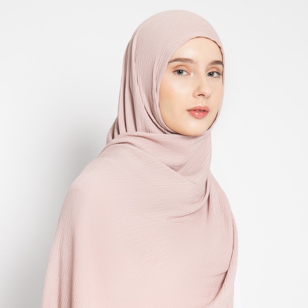 PARTE Crinkle Shawl - Rosewood