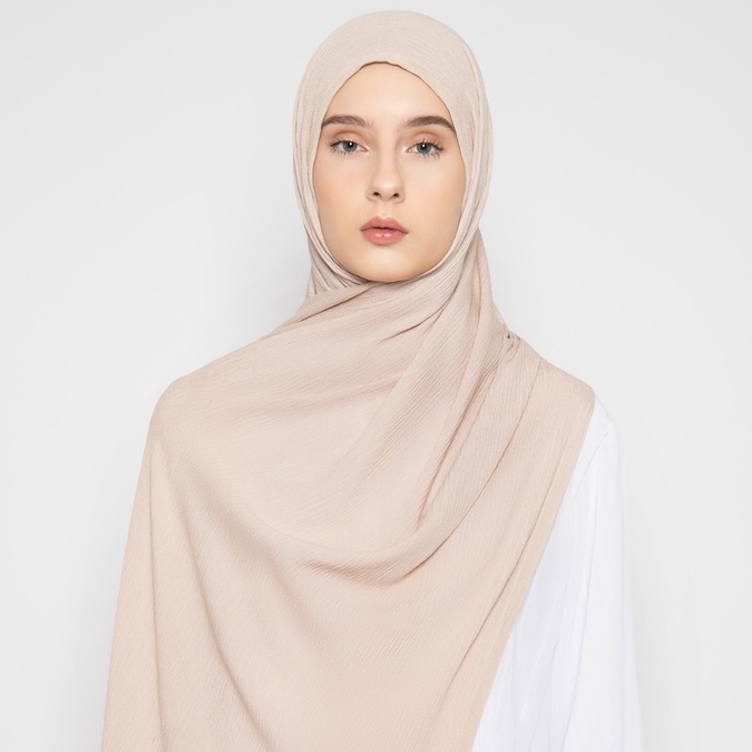 PARTE Crinkle Shawl - Buttercream