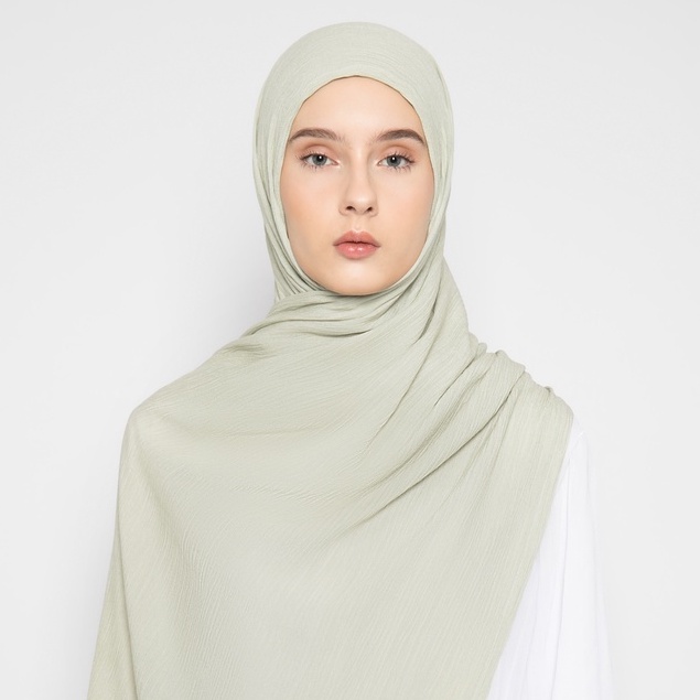 PARTE Crinkle Shawl - Sage