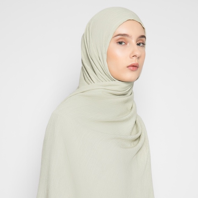 PARTE Crinkle Shawl - Sage
