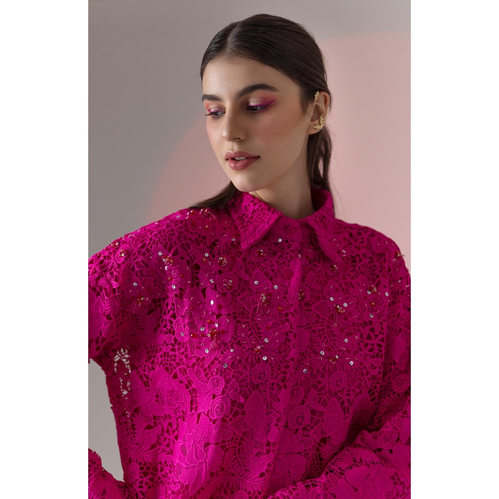 PARTE Sagitta Lace Top