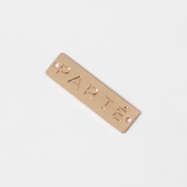 PARTE Engraved Plate (2 Pcs)