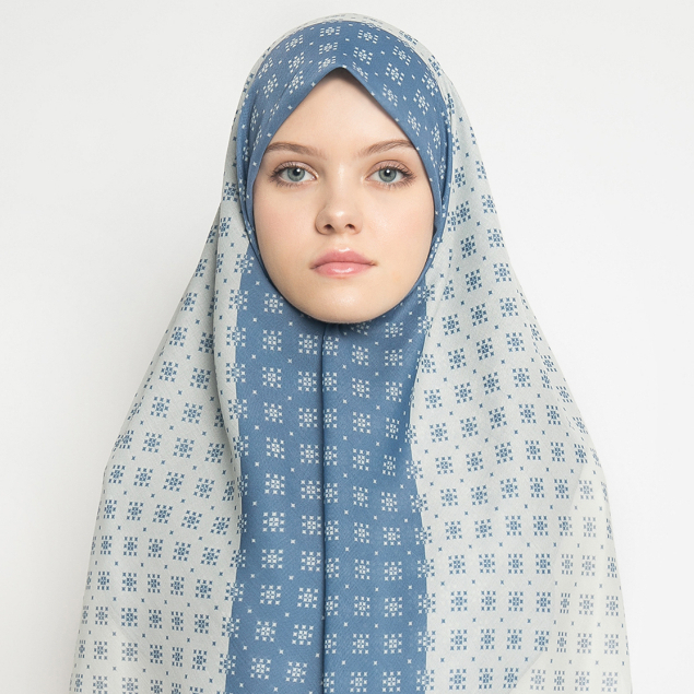 PARTE Miroir Scarf - Ocean Ice