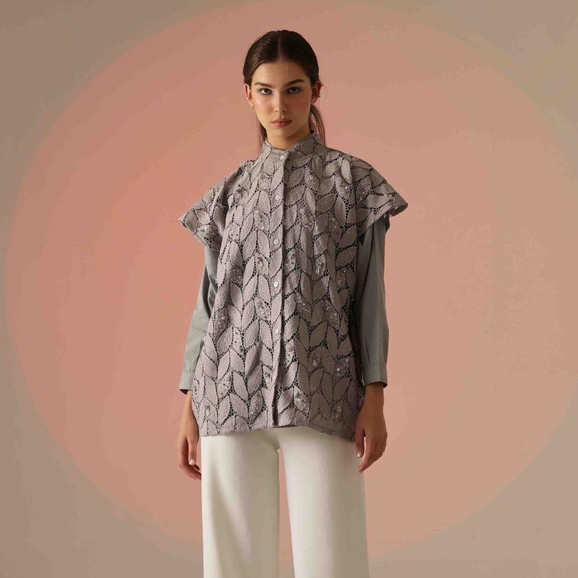 PARTE Sagitta Grey Vest
