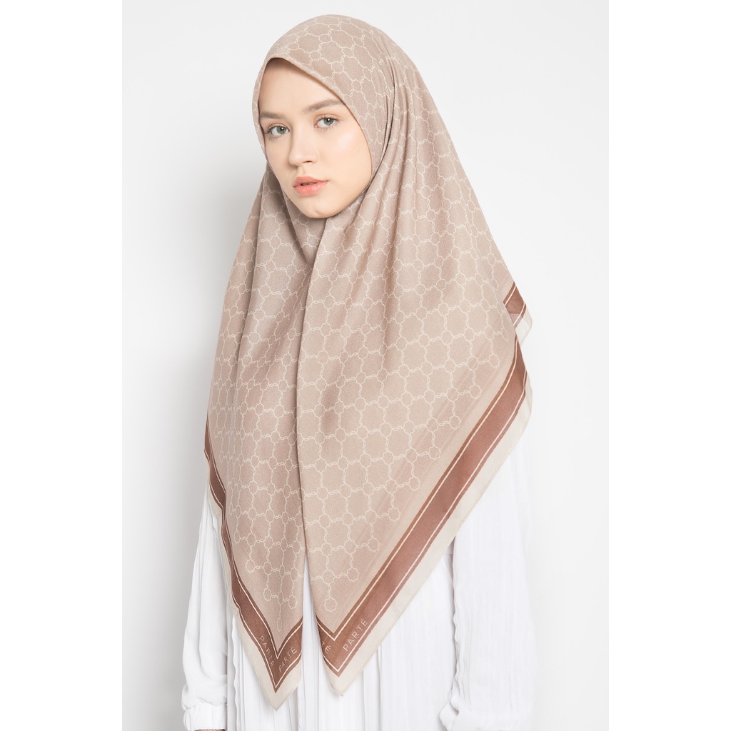 PARTE Primrose Scarf - Almond Brownie