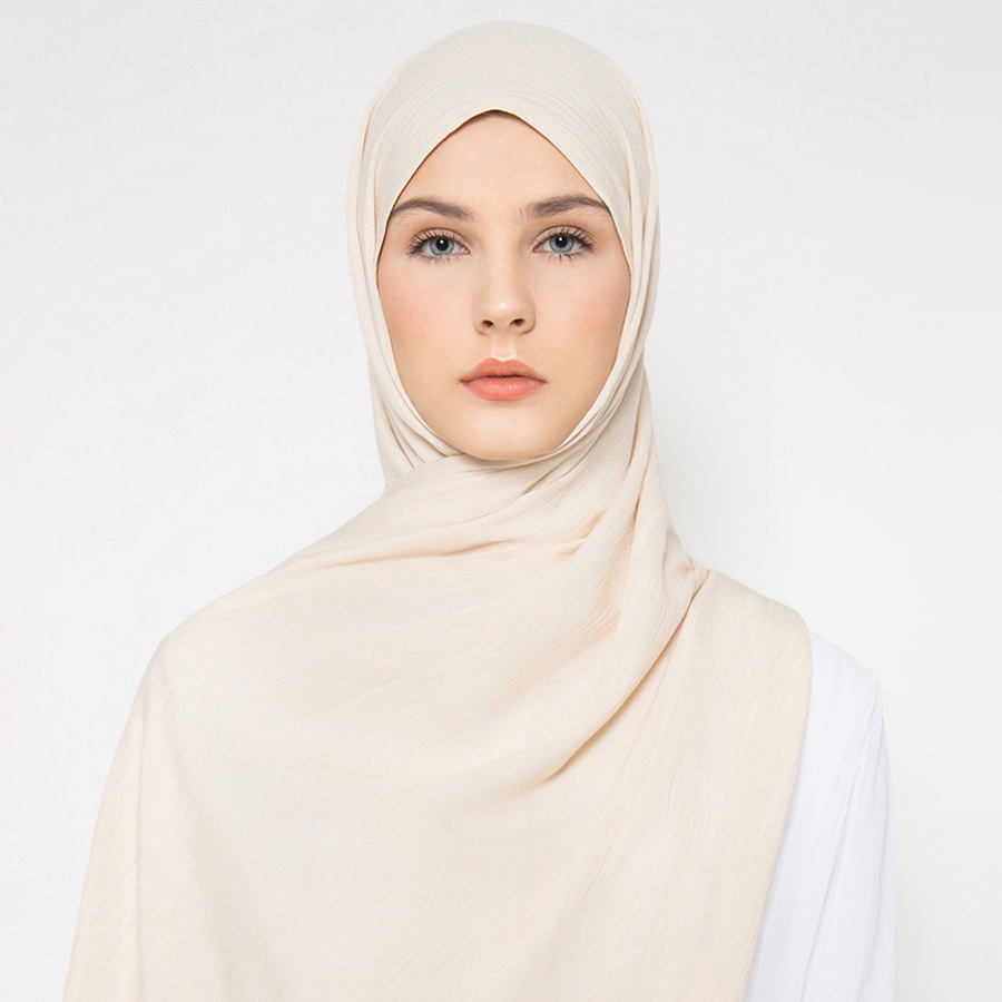 PARTE Crinkle Shawl - Tan