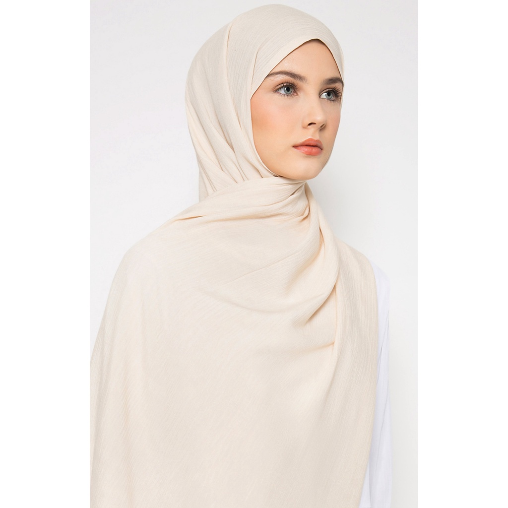 PARTE Crinkle Shawl - Tan